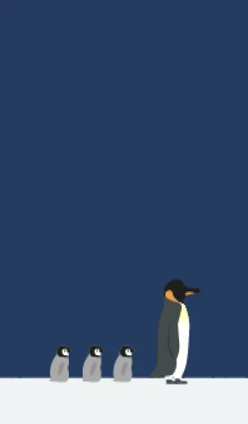 たくさんのペンギンのLINE着せ替え