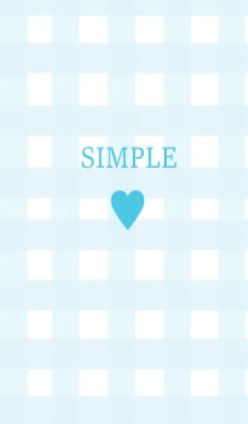 [LINE着せ替え] SIMPLE HEART =check soda=の画像1