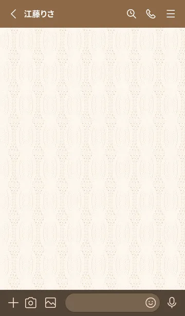 [LINE着せ替え] pinkbrown simple knit 07_1の画像2