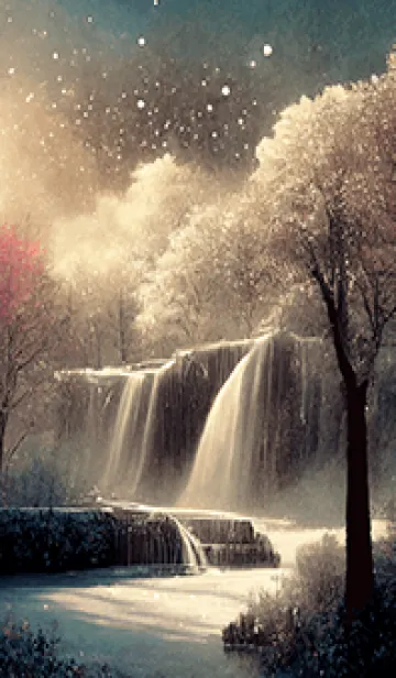 [LINE着せ替え] 優美な冬の風景の着せかえ(Winter-1867)の画像1