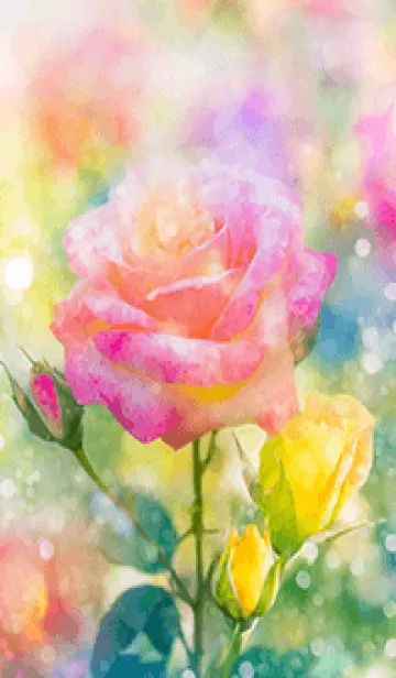 [LINE着せ替え] 薔薇(バラ)の花の着せかえ(R1855)の画像1