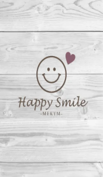 [LINE着せ替え] HAPPY SMILE HEART - MEKYM 28の画像1