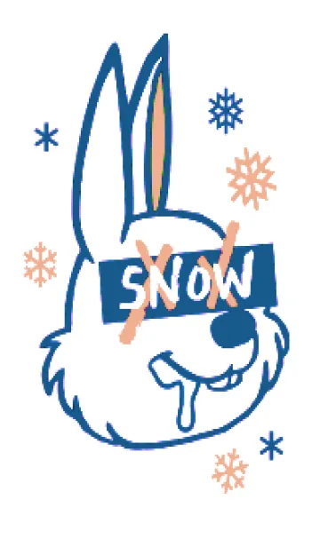 [LINE着せ替え] スノーラビット .47の画像1