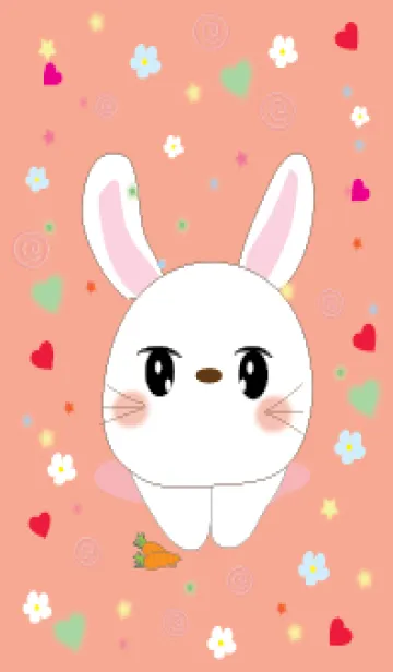 [LINE着せ替え] A cute little bunny pjの画像1