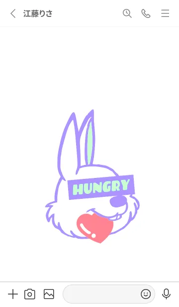 [LINE着せ替え] ハングリーラビット .36の画像2
