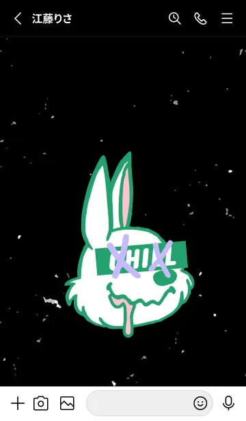 [LINE着せ替え] チル ラビット 124の画像2