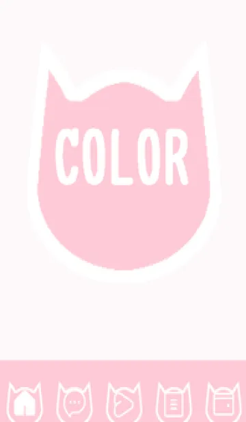 [LINE着せ替え] pink color N49の画像1