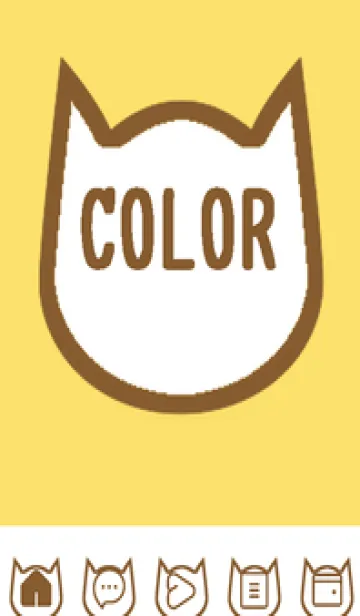 [LINE着せ替え] yellow color N46の画像1