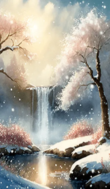 [LINE着せ替え] 優美な冬の風景の着せかえ(Winter-1888)の画像1