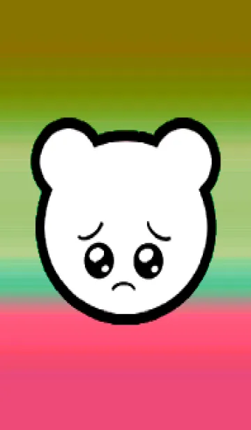 [LINE着せ替え] ぴえん くま 131の画像1