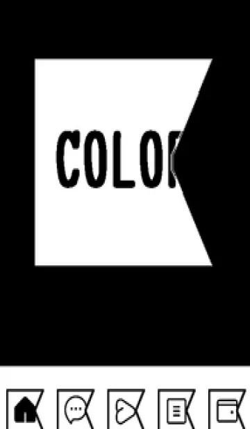 [LINE着せ替え] bw color O50の画像1