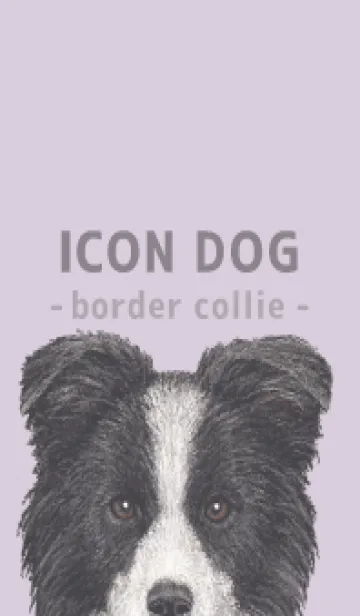 [LINE着せ替え] ICON DOG - ボーダーコリー - PASTEL PL/05の画像1