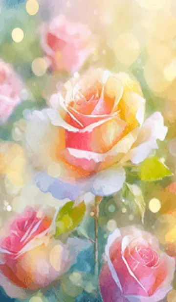 [LINE着せ替え] 薔薇(バラ)の花の着せかえ(R1880)の画像1