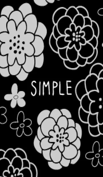 [LINE着せ替え] 可愛い白い花の画像1