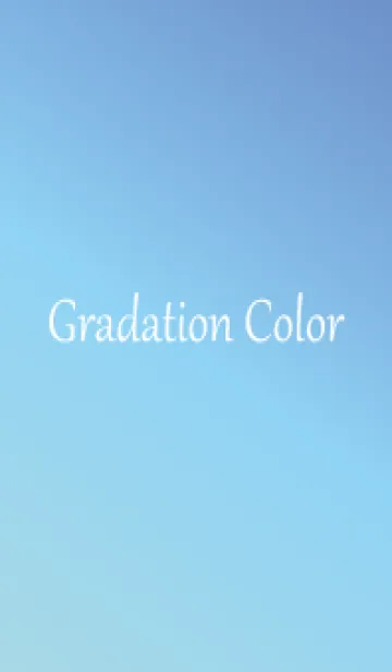 [LINE着せ替え] Gradation Color *L.Blue 6*の画像1