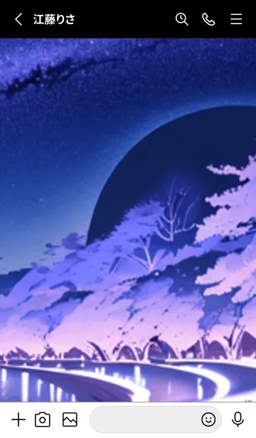 [LINE着せ替え] 冬のサクラ #BIPaC14。の画像2