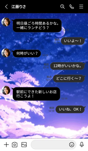 [LINE着せ替え] 冬のサクラ #BIPaC110。の画像3