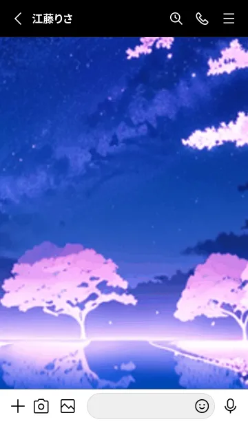 [LINE着せ替え] 冬のサクラ #BIPaC11。の画像2