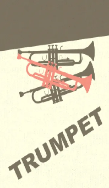 [LINE着せ替え] Trumpet CLR 鮭色の画像1