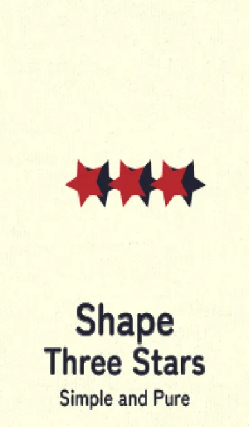 [LINE着せ替え] 三ツ星のきせかえ 茜色の画像1