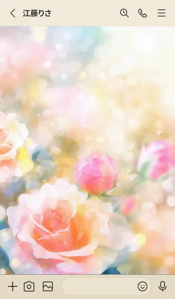 [LINE着せ替え] 薔薇(バラ)の花の着せかえ(R1894)の画像2