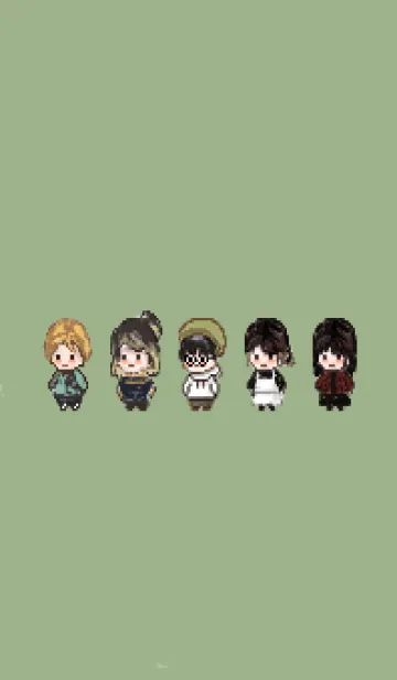 [LINE着せ替え] 8bit friendsの画像1