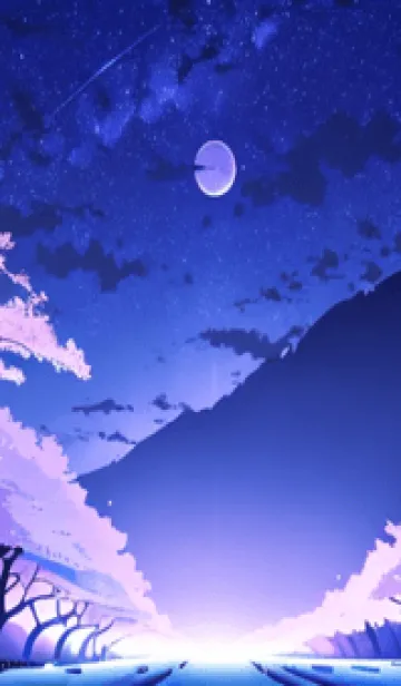 [LINE着せ替え] 冬のサクラ #BJHaR015。の画像1