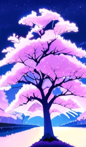 [LINE着せ替え] 冬のサクラ #BJHaR027。の画像1