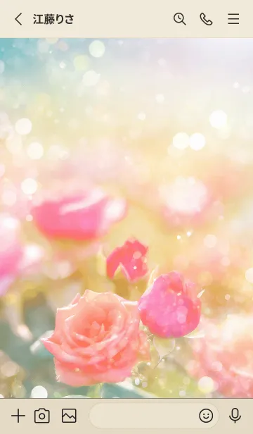 [LINE着せ替え] 薔薇(バラ)の花の着せかえ(R1895)の画像2