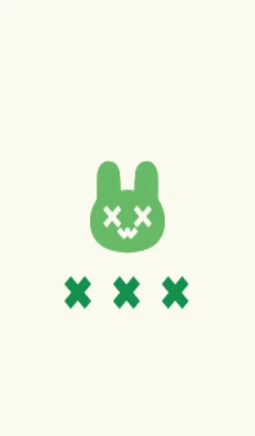 地雷うさぎ(green03)の着せ替えメイン画像