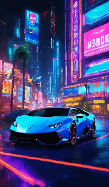 [LINE着せ替え] サイバーパンクランボ V.6の画像1