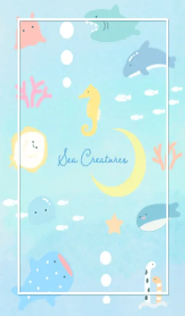 [LINE着せ替え] bluegreen☆三日月と海06_1の画像1