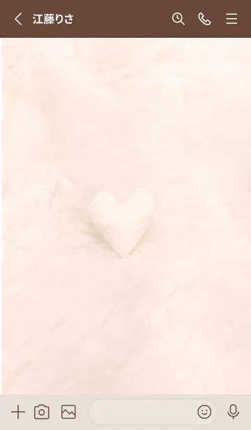 [LINE着せ替え] orange♡あったかハート13_1の画像2