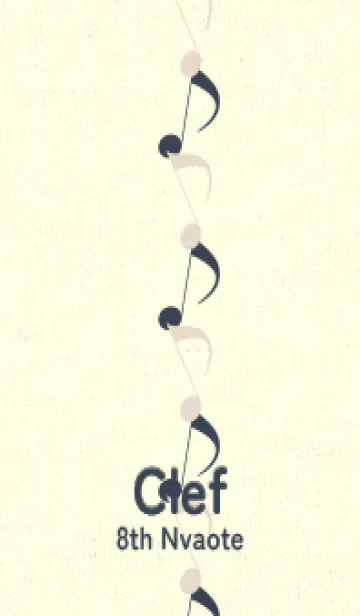 [LINE着せ替え] 八分音符1 蒸栗色の画像1