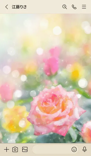 [LINE着せ替え] 薔薇(バラ)の花の着せかえ(R1908)の画像2