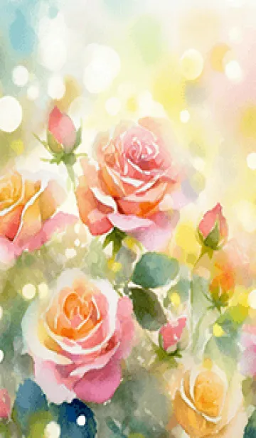 [LINE着せ替え] 薔薇(バラ)の花の着せかえ(R1905)の画像1