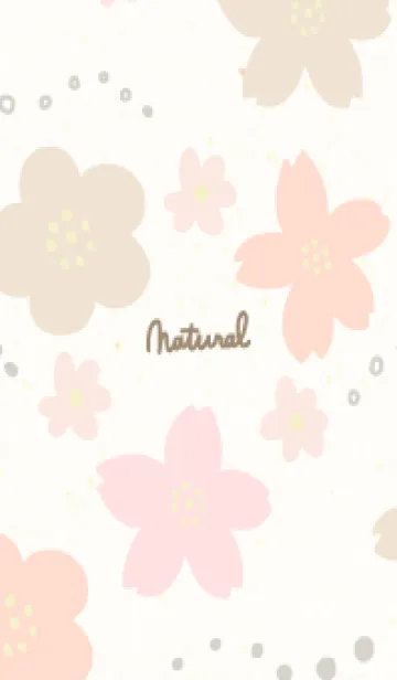 [LINE着せ替え] 北欧風 花 シンプル12の画像1