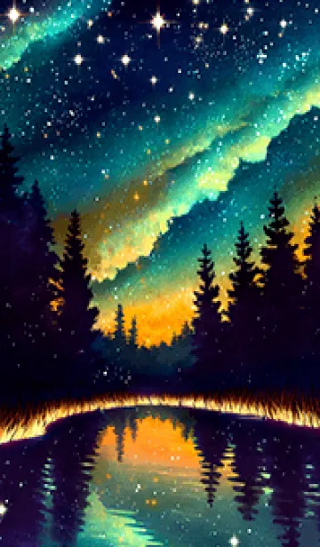 [LINE着せ替え] 穏やかな夜景の着せかえ/7の画像1