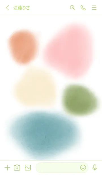 [LINE着せ替え] Minimal Spring Colorの画像2