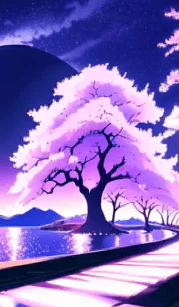 [LINE着せ替え] 冬のサクラ #BKHH012。の画像1