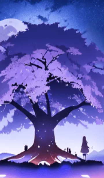 [LINE着せ替え] 冬のサクラ #BKHH09。の画像1