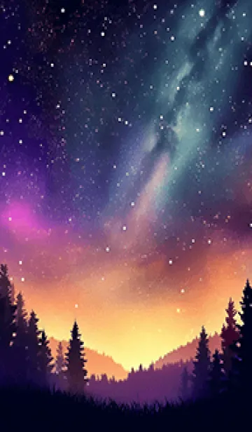 [LINE着せ替え] 穏やかな夜景の着せかえ/1の画像1