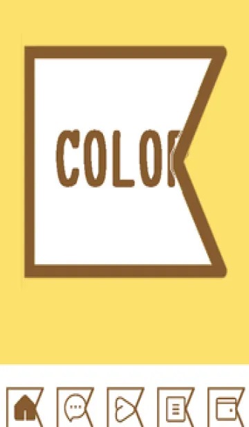 [LINE着せ替え] yellow color O46の画像1