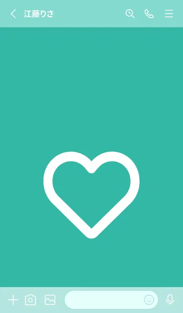 [LINE着せ替え] ハート アイコン 45の画像2