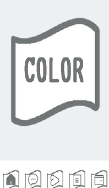 [LINE着せ替え] bw color P46の画像1