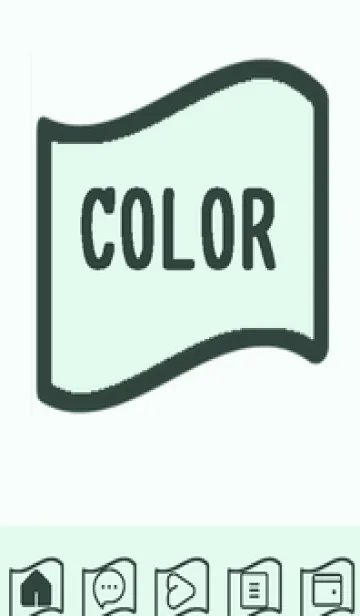 [LINE着せ替え] green color P95の画像1