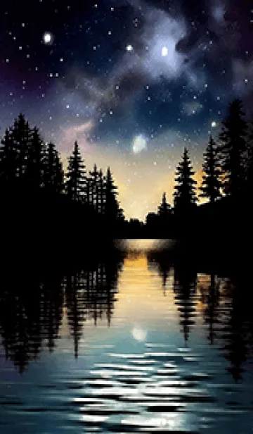 [LINE着せ替え] 穏やかな夜景の着せかえ/32の画像1