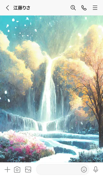 [LINE着せ替え] 優美な冬の風景の着せかえ(Winter-1954)の画像2