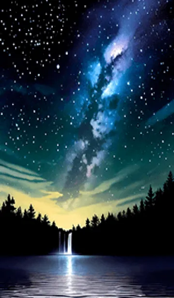 [LINE着せ替え] 穏やかな夜景の着せかえ/27の画像1