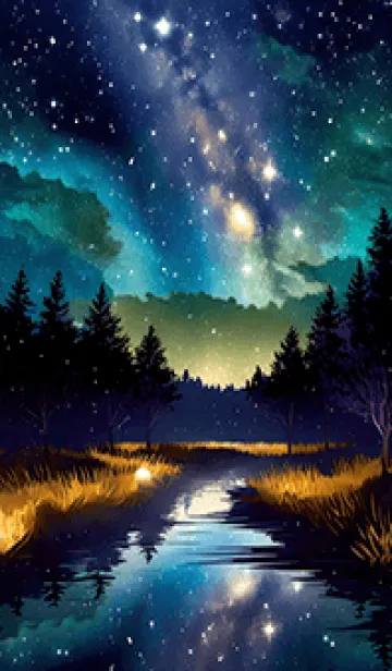 [LINE着せ替え] 穏やかな夜景の着せかえ/26の画像1